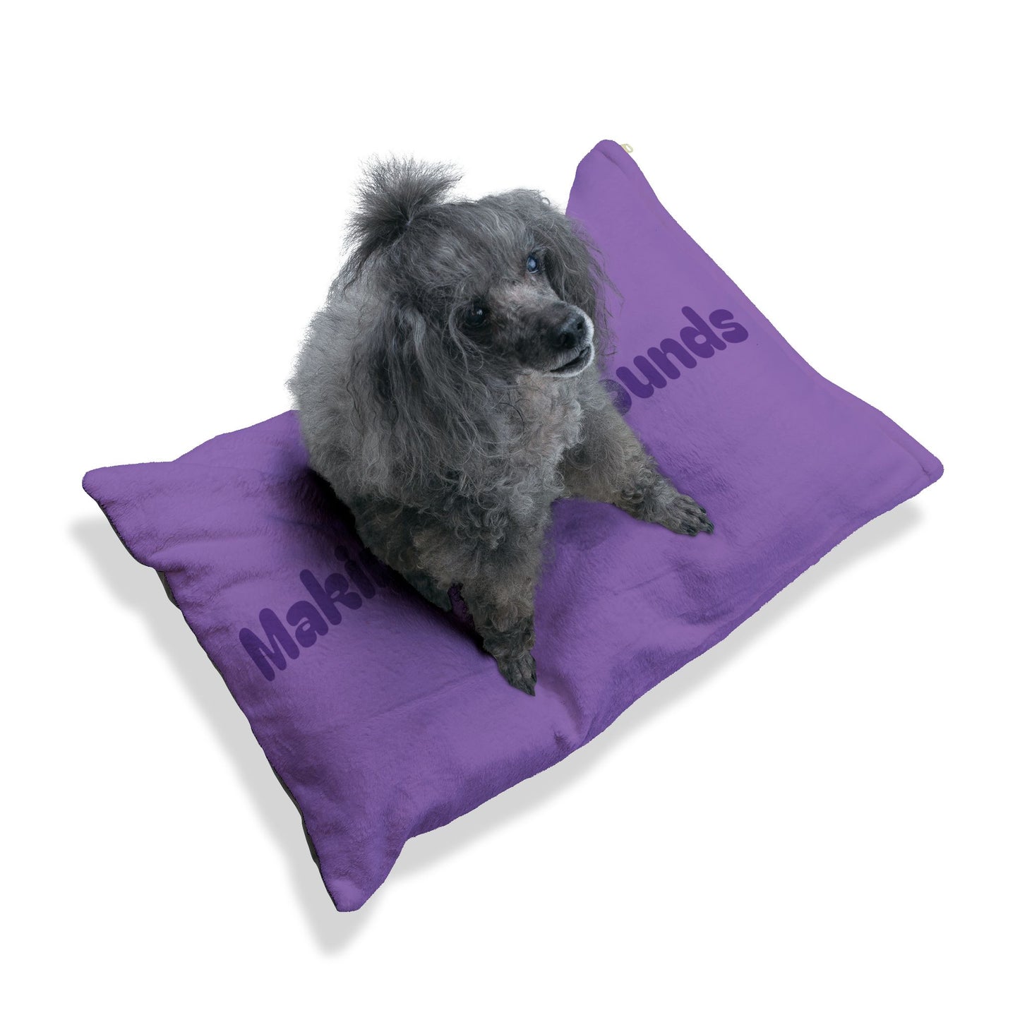 Making The Rounds Light Purple with Dark Purple Pet Bed