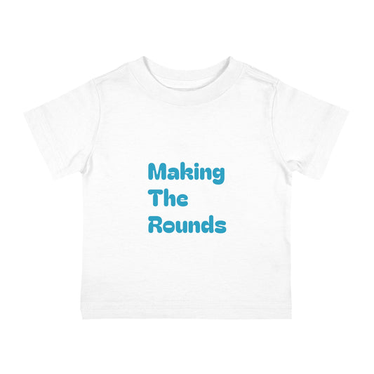 Making The Rounds Blue Infant Cotton Jersey Tee