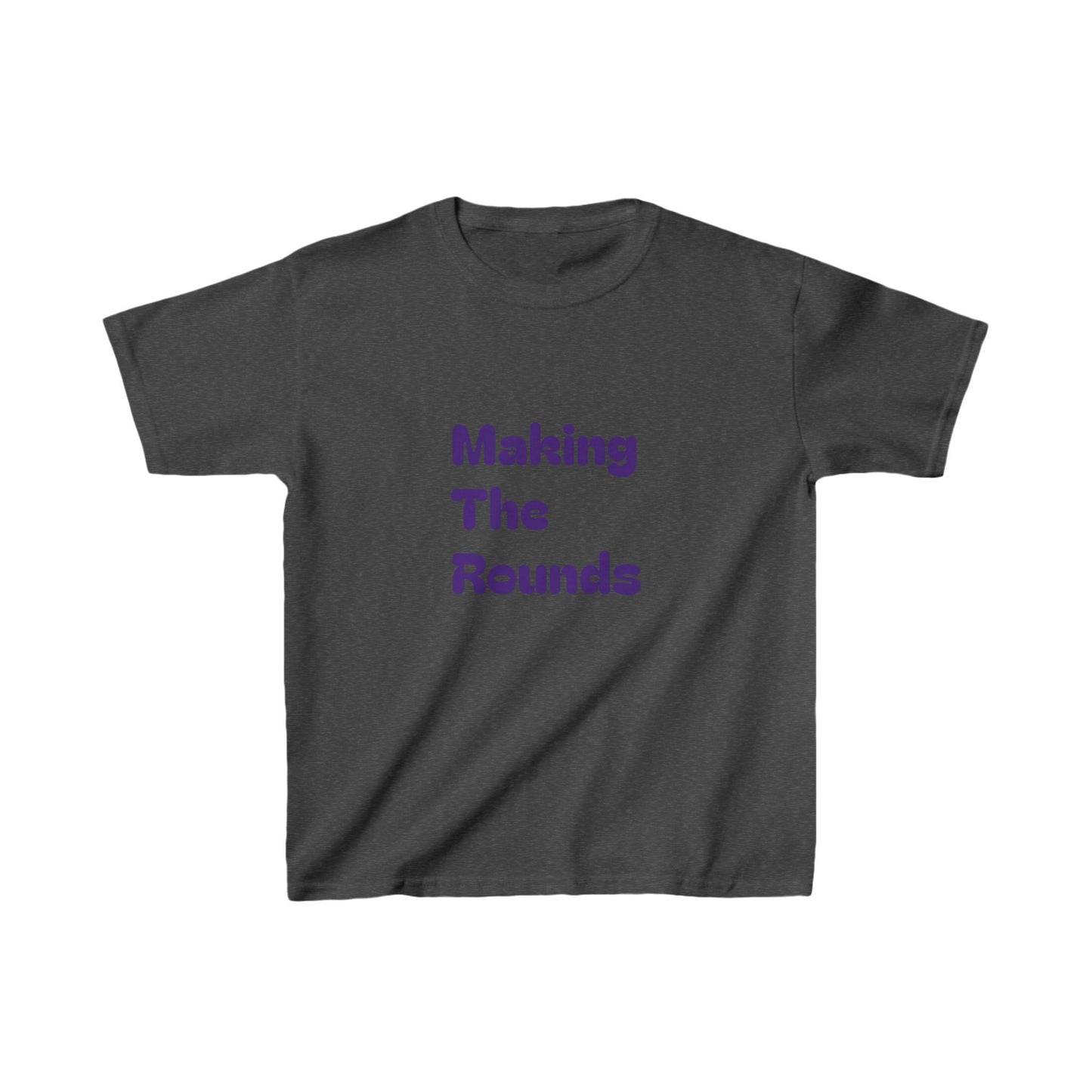 Making The Rounds Purple Kids Heavy Cotton™ Tee