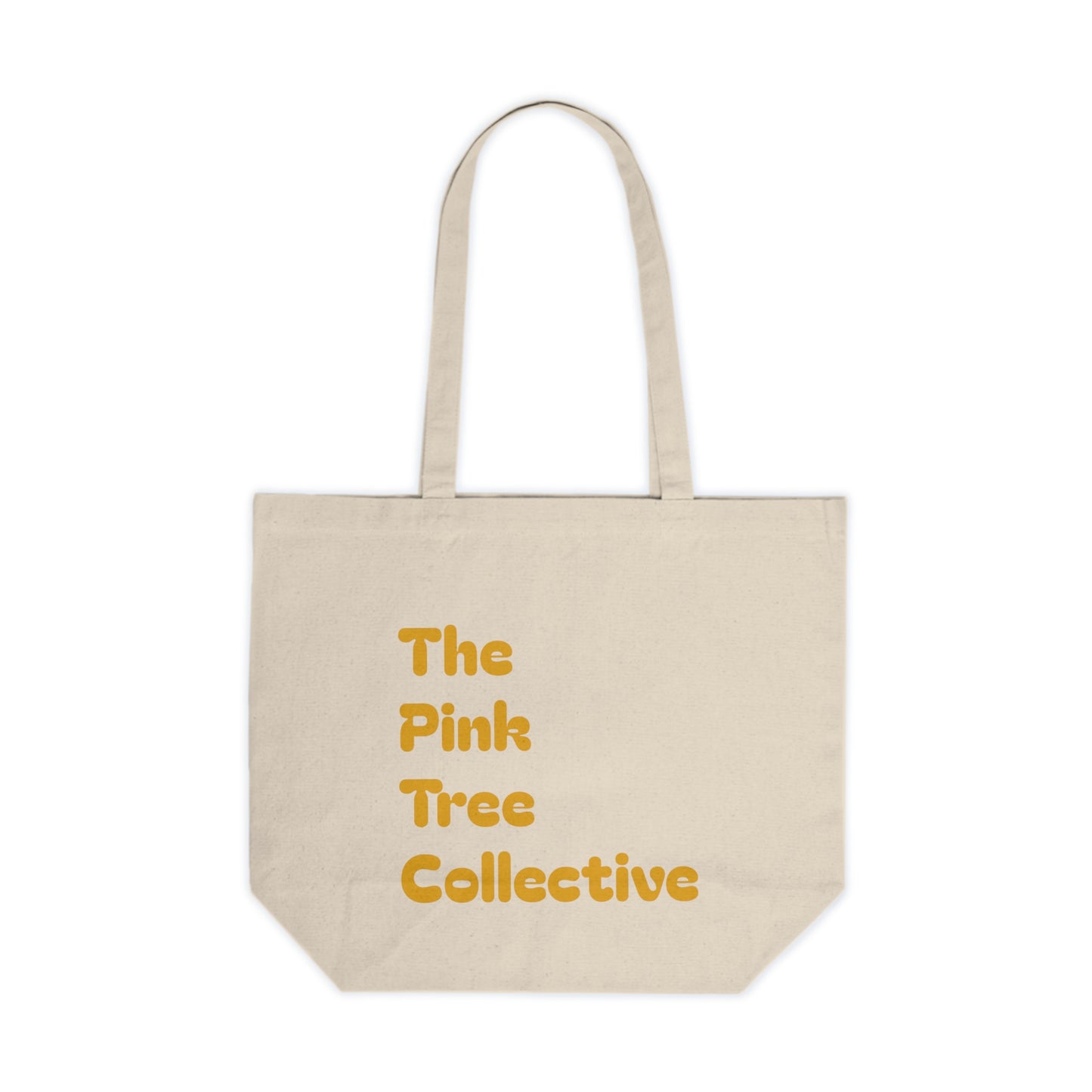 Making The Rounds [Yellow] Canvas Shopping Tote