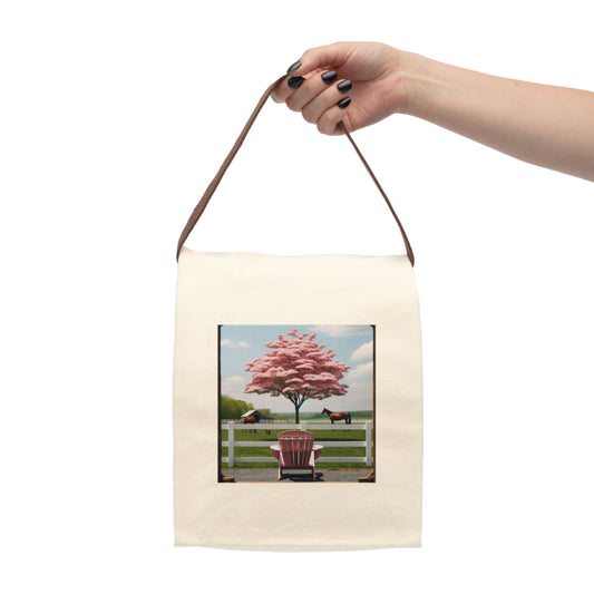 Canvas Lunch Bag With Strap    Cover