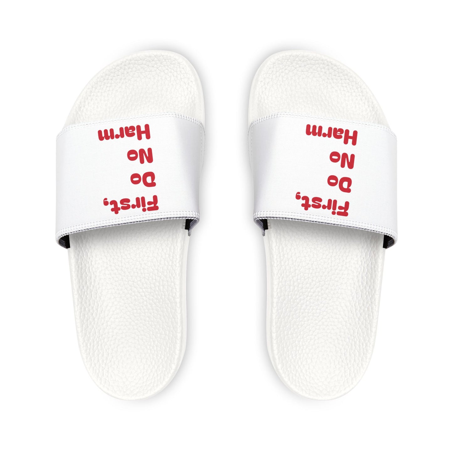 First Do No Harm Red Men's Removable-Strap Sandals