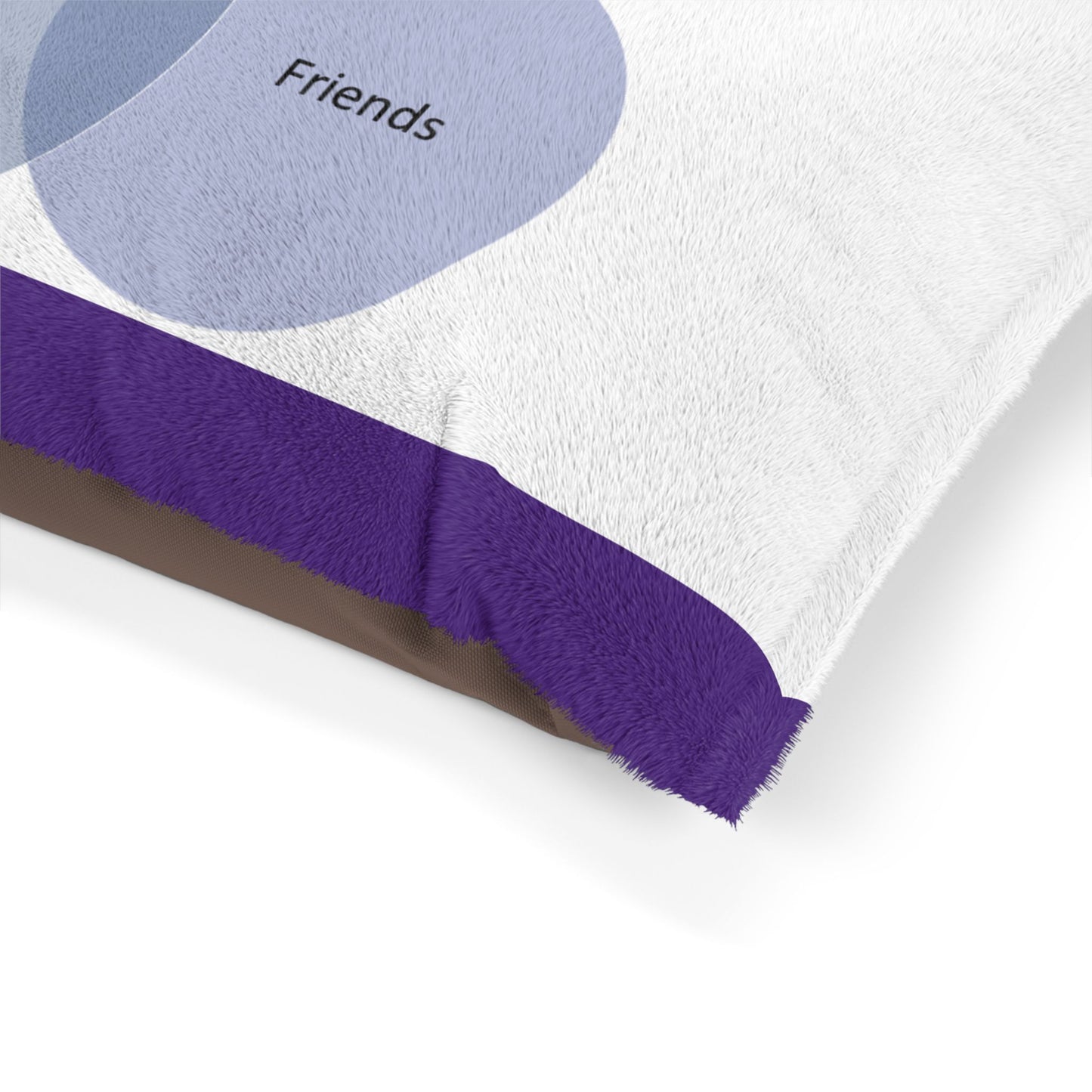 You Are The Center Of My Venn Diagram Purple Pet Bed