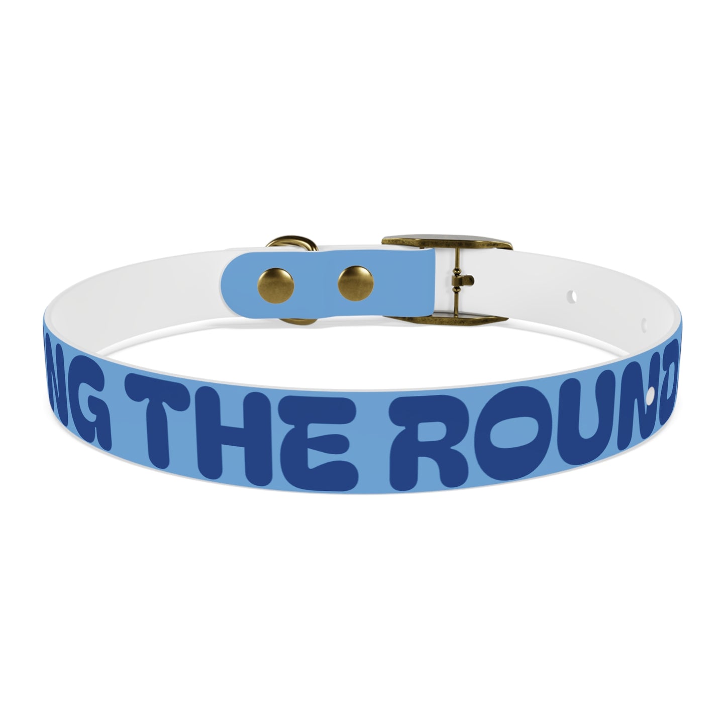 Making The Rounds -- Blue Dog Collar