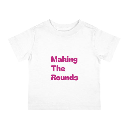 Making The Rounds Pink Infant Cotton Jersey Tee