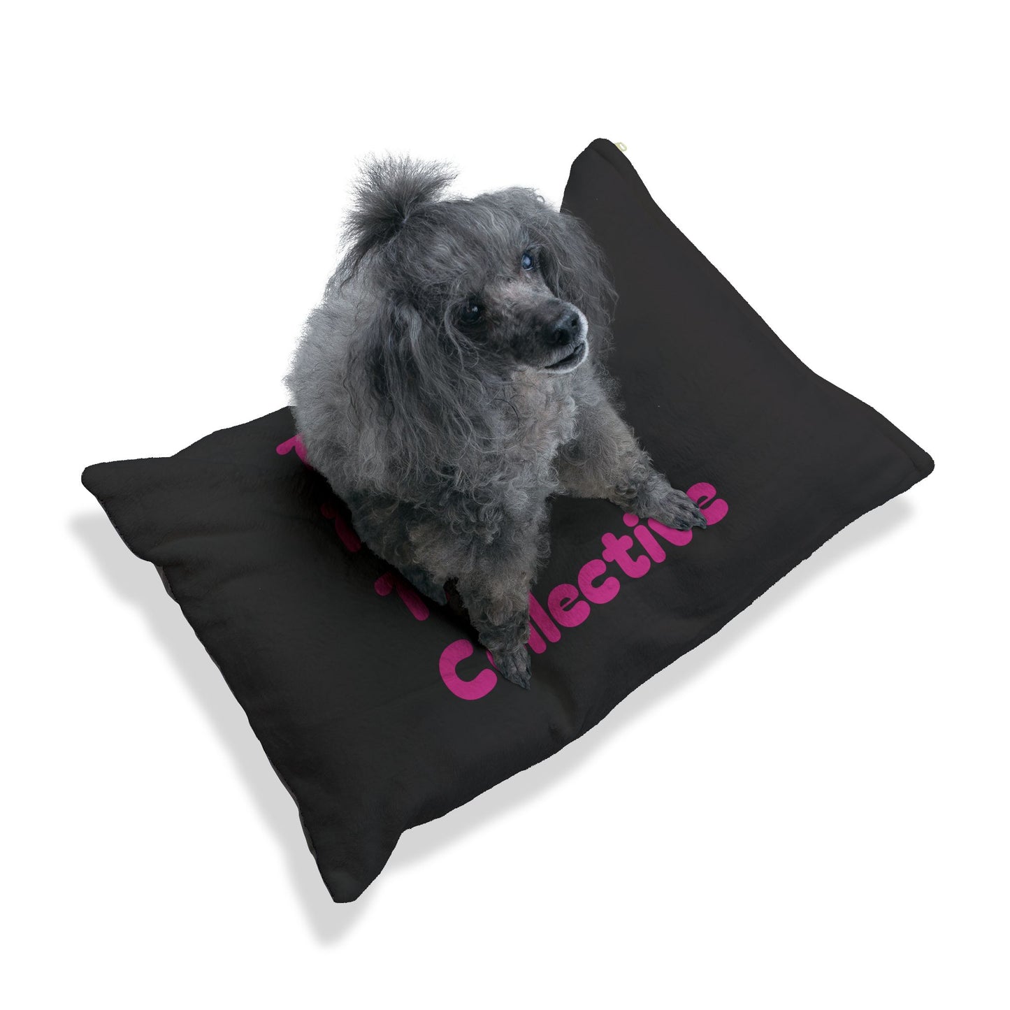 The Pink Tree Collective Black with Pink Pet Bed