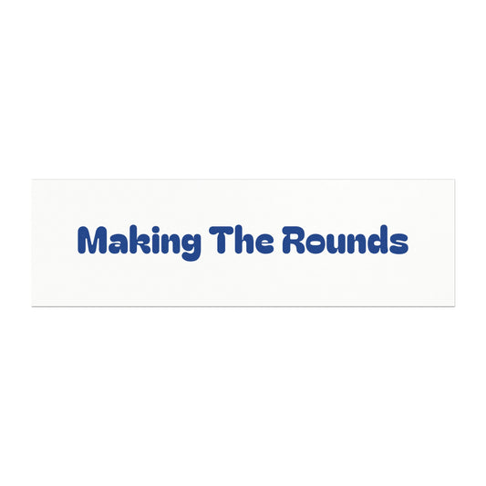 Making The Rounds Dark Blue Car Magnets