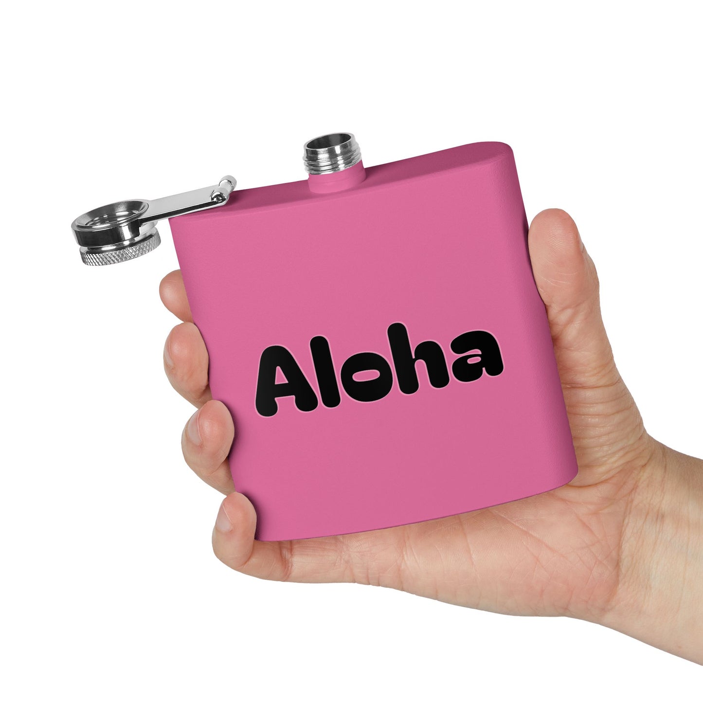 Aloha Stainless Steel Flask — 6oz Travel Hip Flask