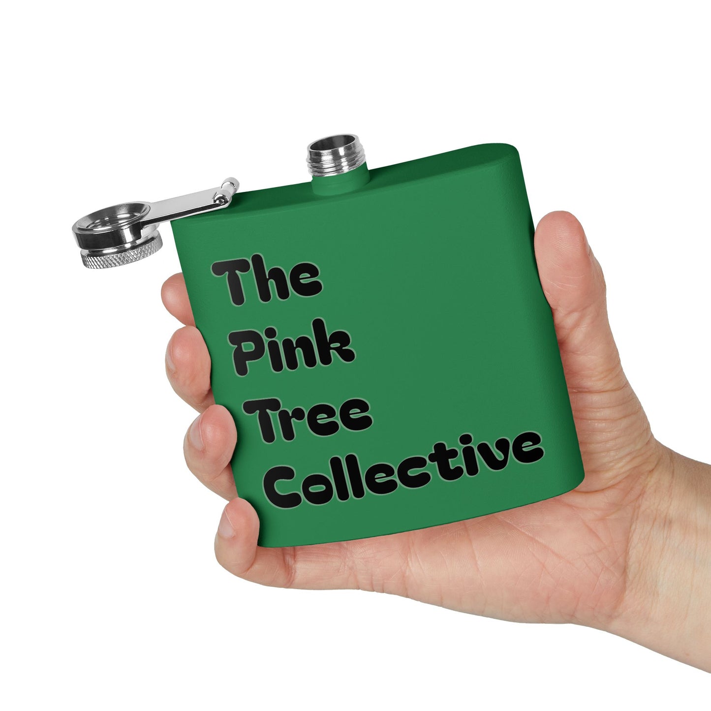 The Pink Tree Collective 6oz Stainless Steel Flask