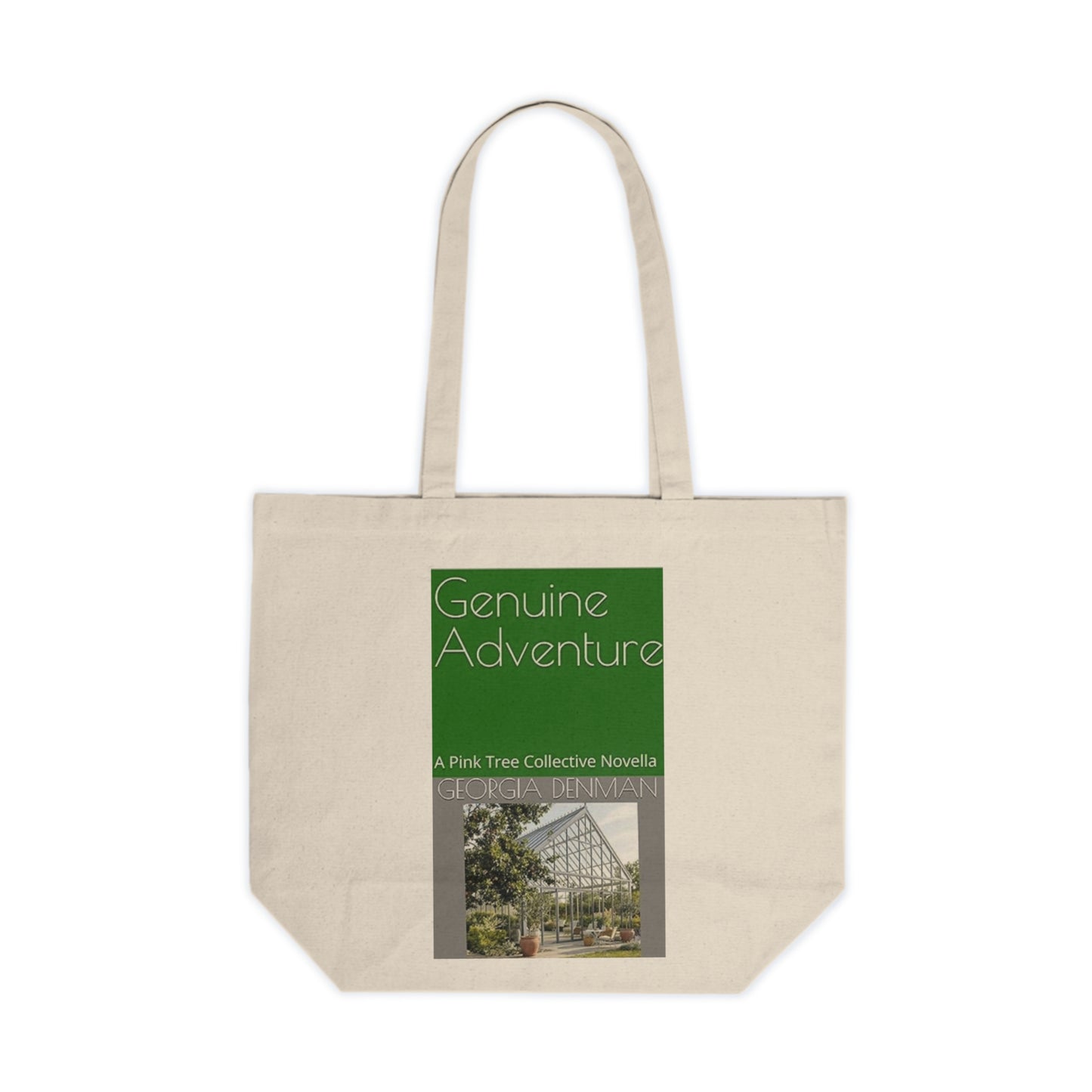 Genuine Adventure Canvas Tote — Botanical Greenhouse Book-Style Tote bag
