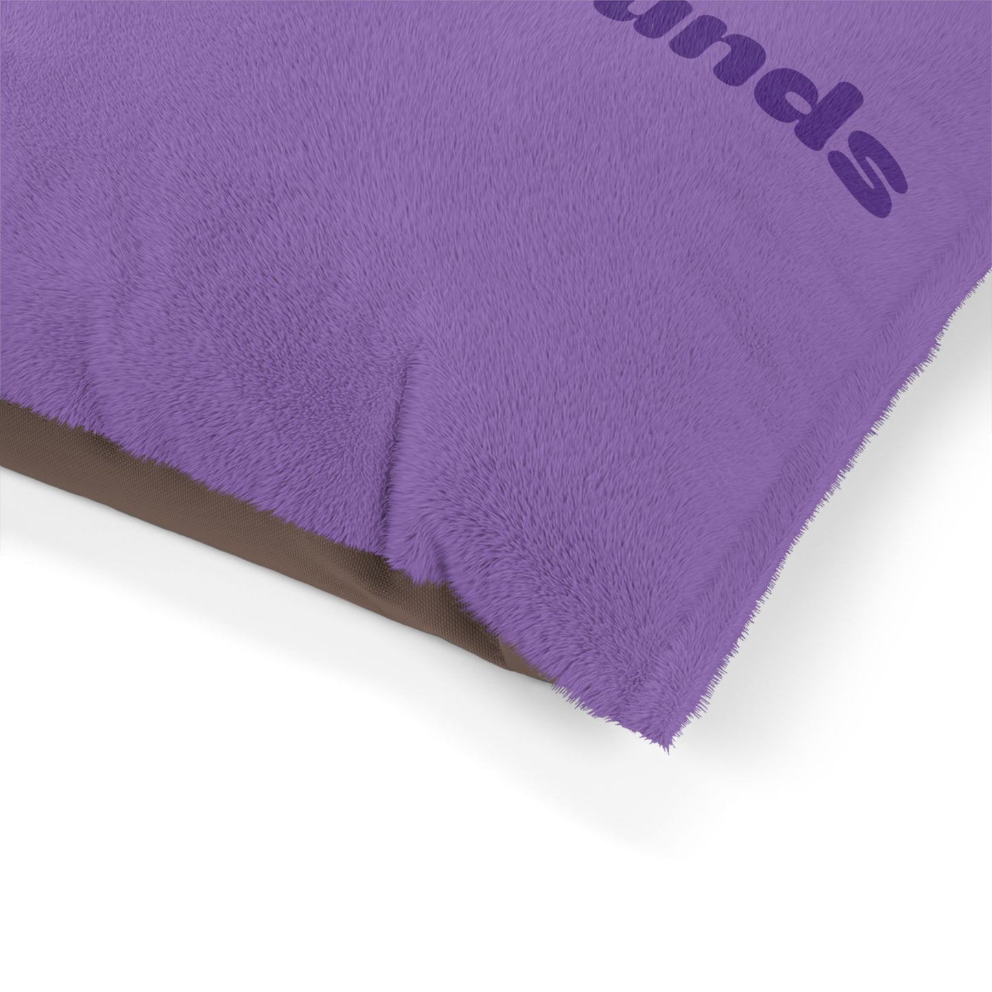 Making The Rounds Light Purple with Dark Purple Pet Bed