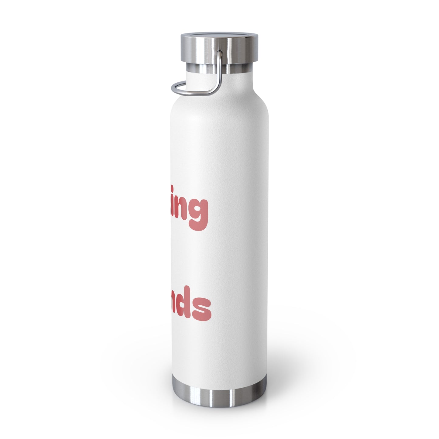 Making The Rounds Red Copper Vacuum Insulated Bottle, 22oz