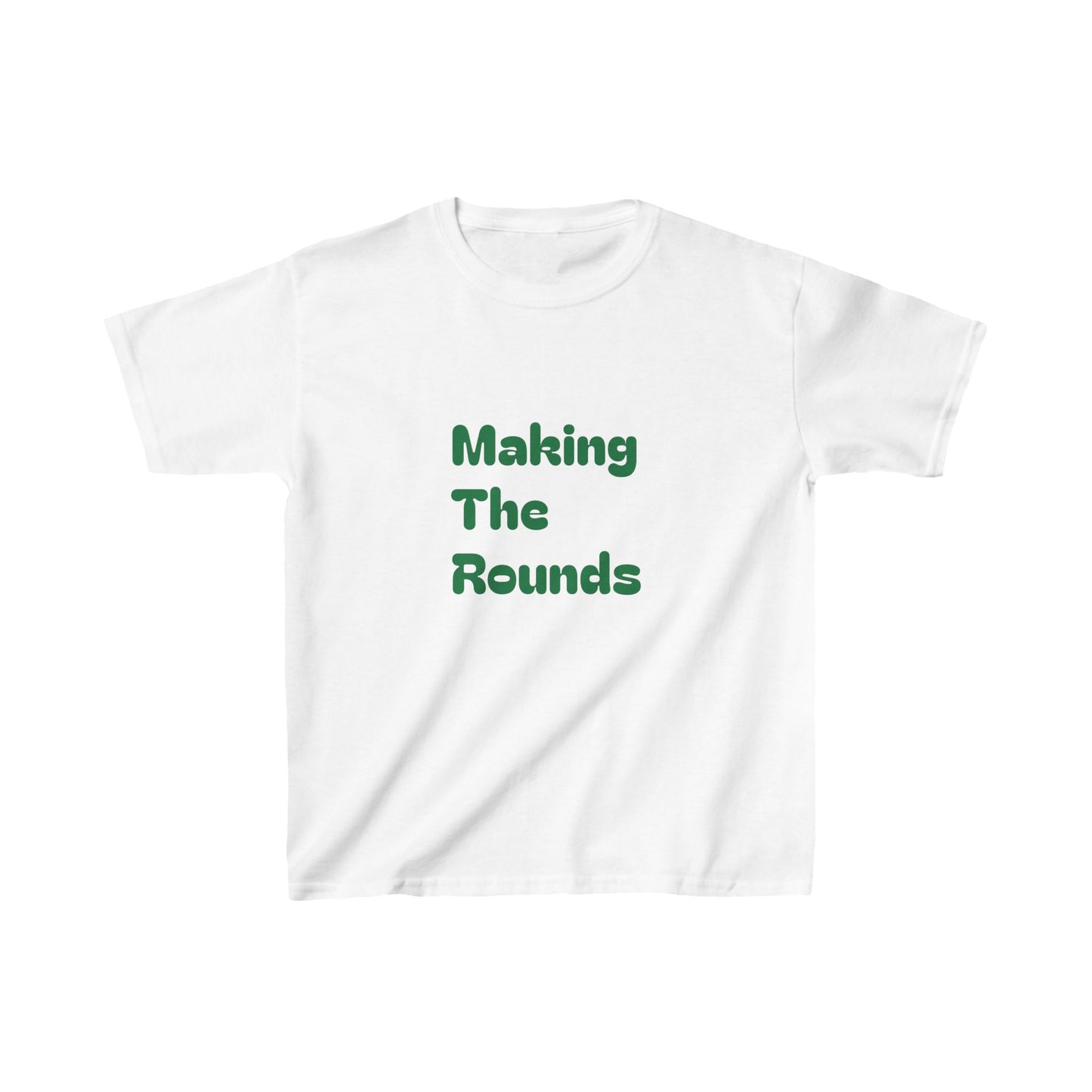 Making The Rounds Green Kids Heavy Cotton™ Tee