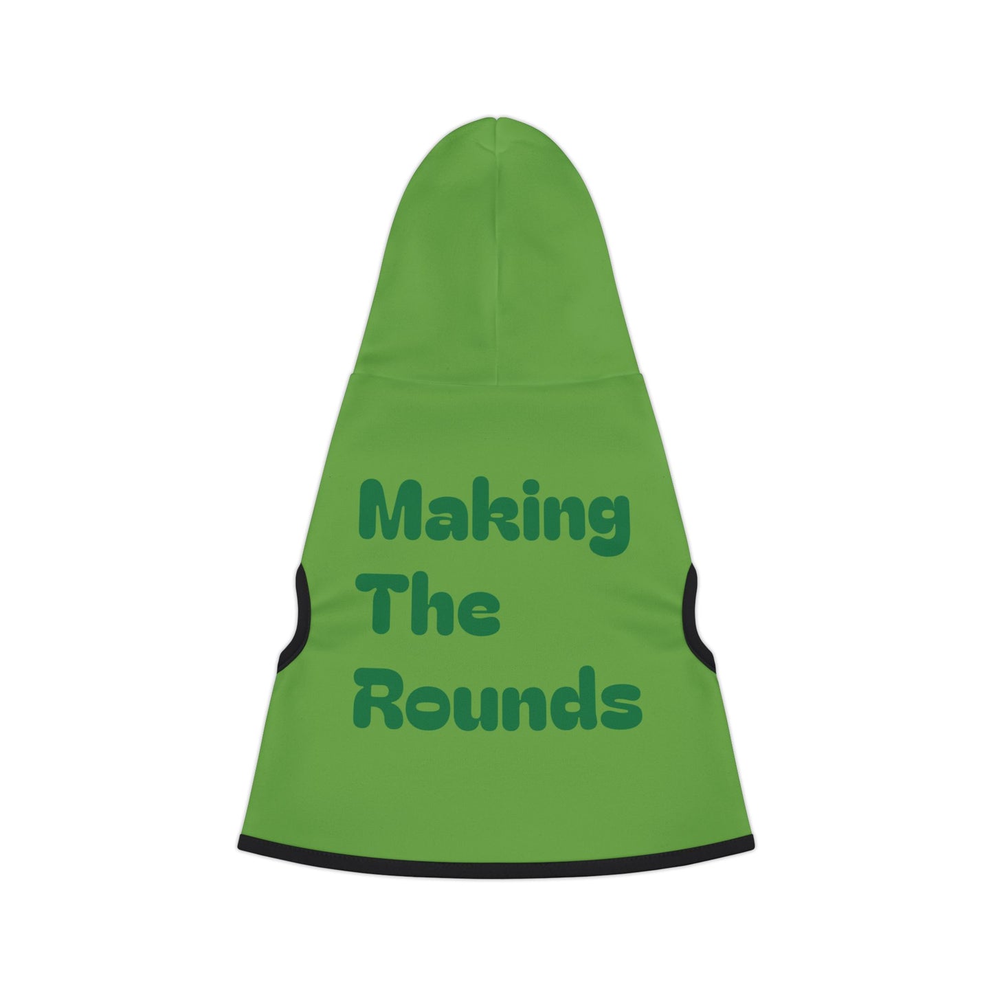 Making The Rounds Green / Green Pet Hoodie