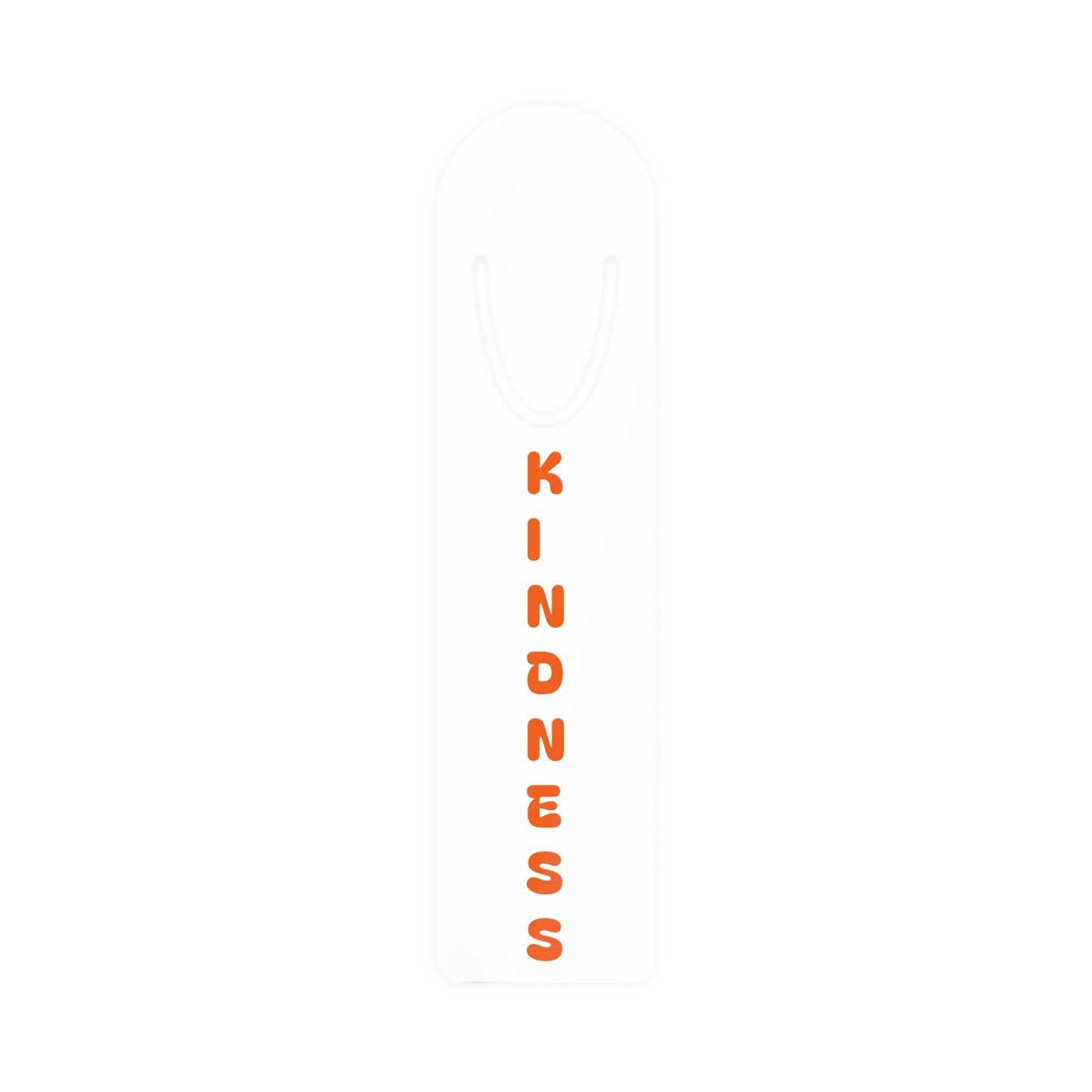 Kindness Bookmark Orange