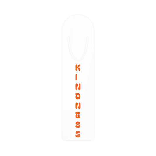 Kindness Bookmark Orange