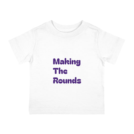 Making The Rounds Purple Infant Cotton Jersey Tee