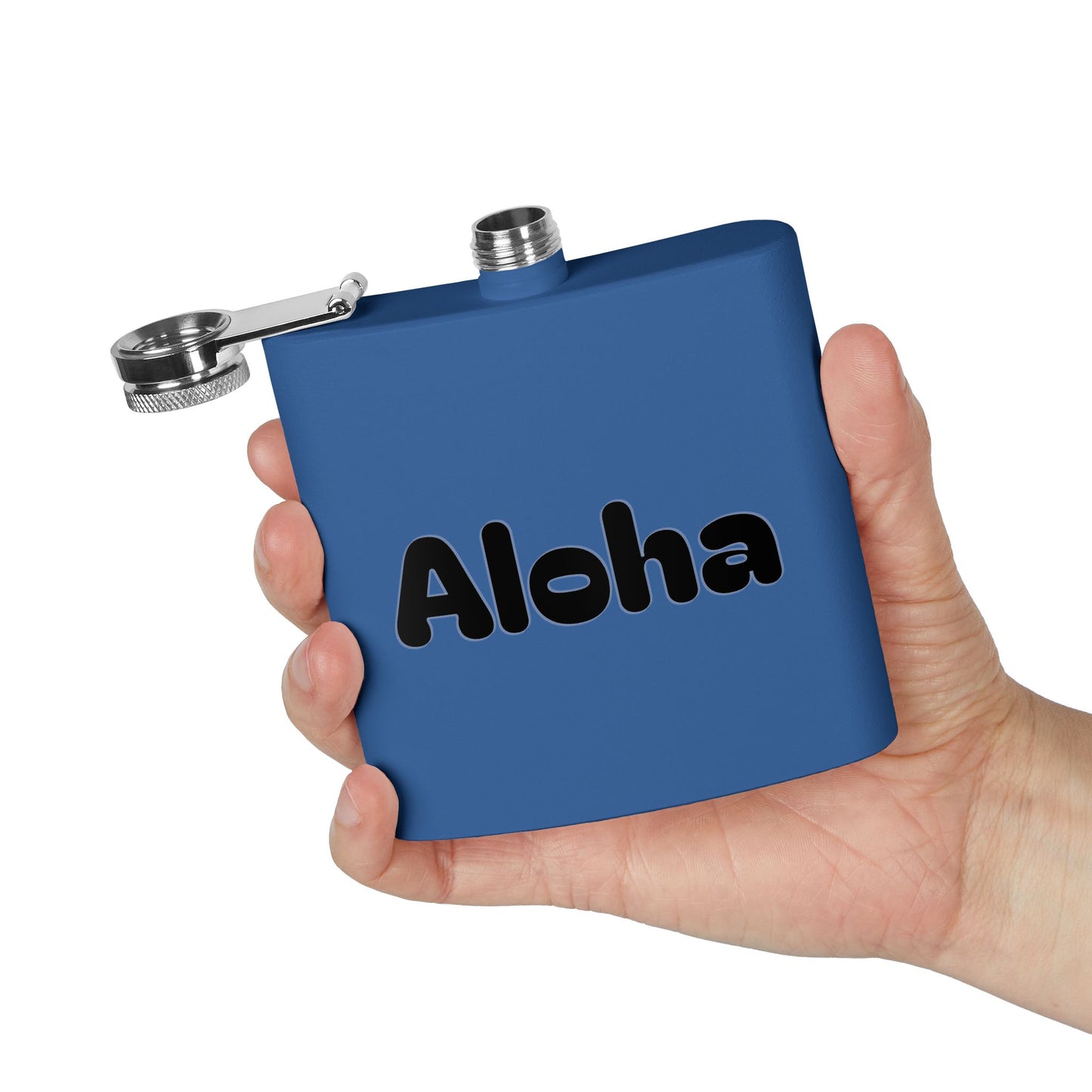 Aloha Stainless Steel Flask — 6oz Travel Hip Flask
