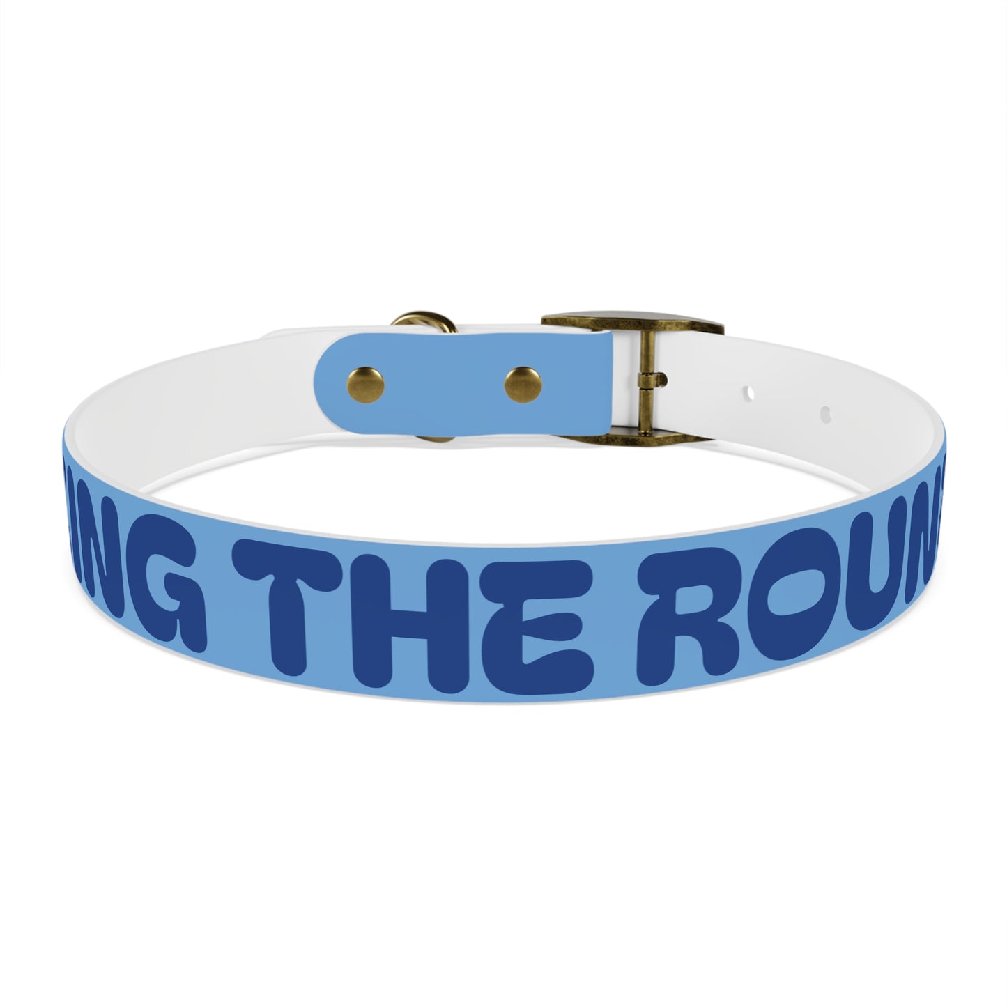 Making The Rounds -- Blue Dog Collar