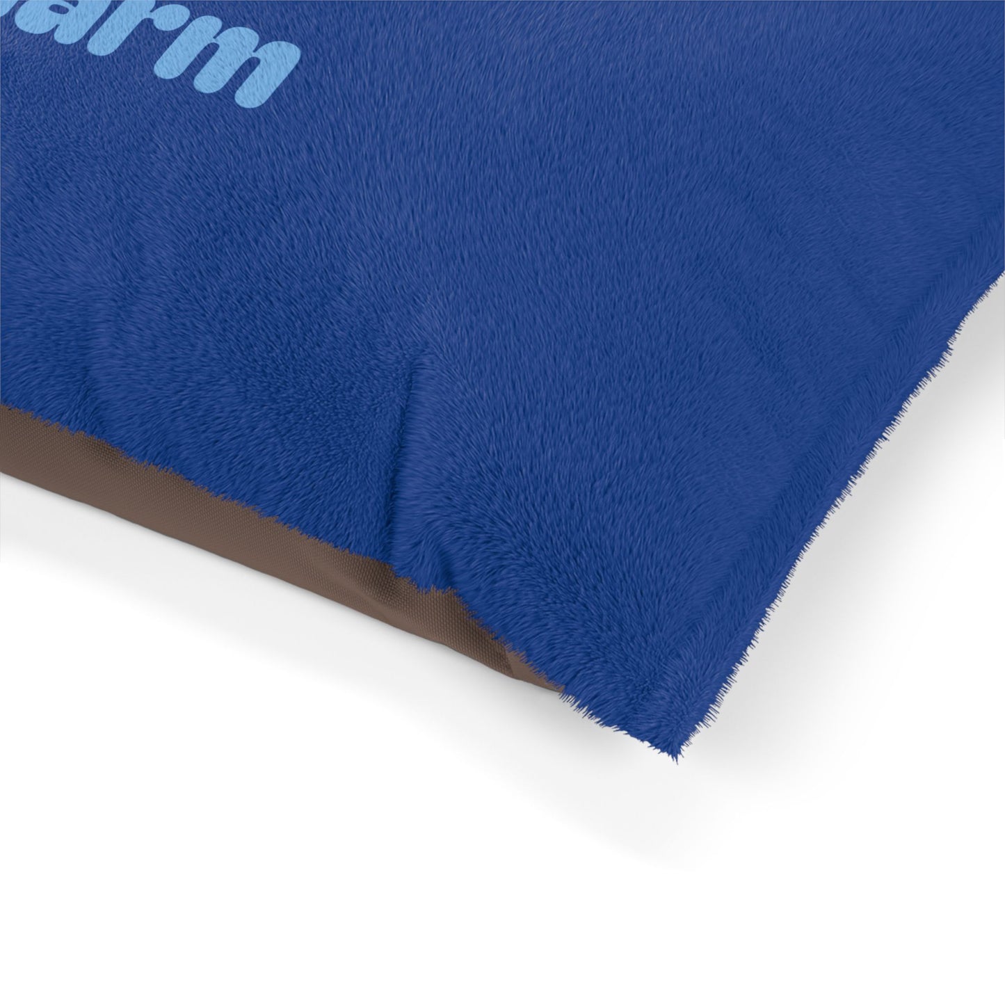 First Do No Harm Dark Blue with Light Blue Pet Bed