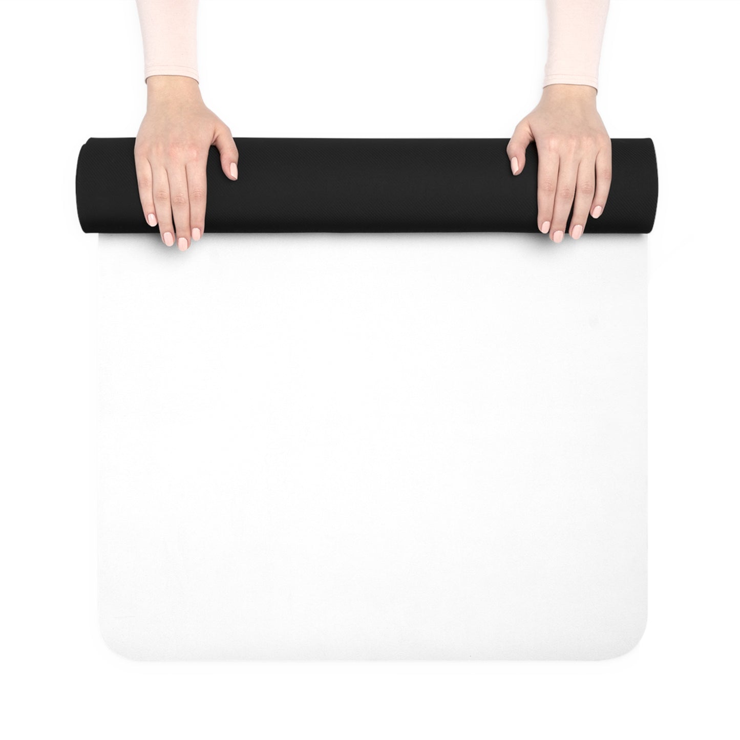 First Do No Harm Purple Rubber Yoga Mat