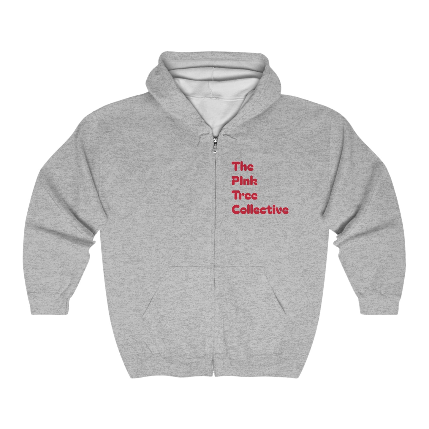 Making The Rounds Red Unisex Heavy Blend™ Full Zip Hooded Sweatshirt