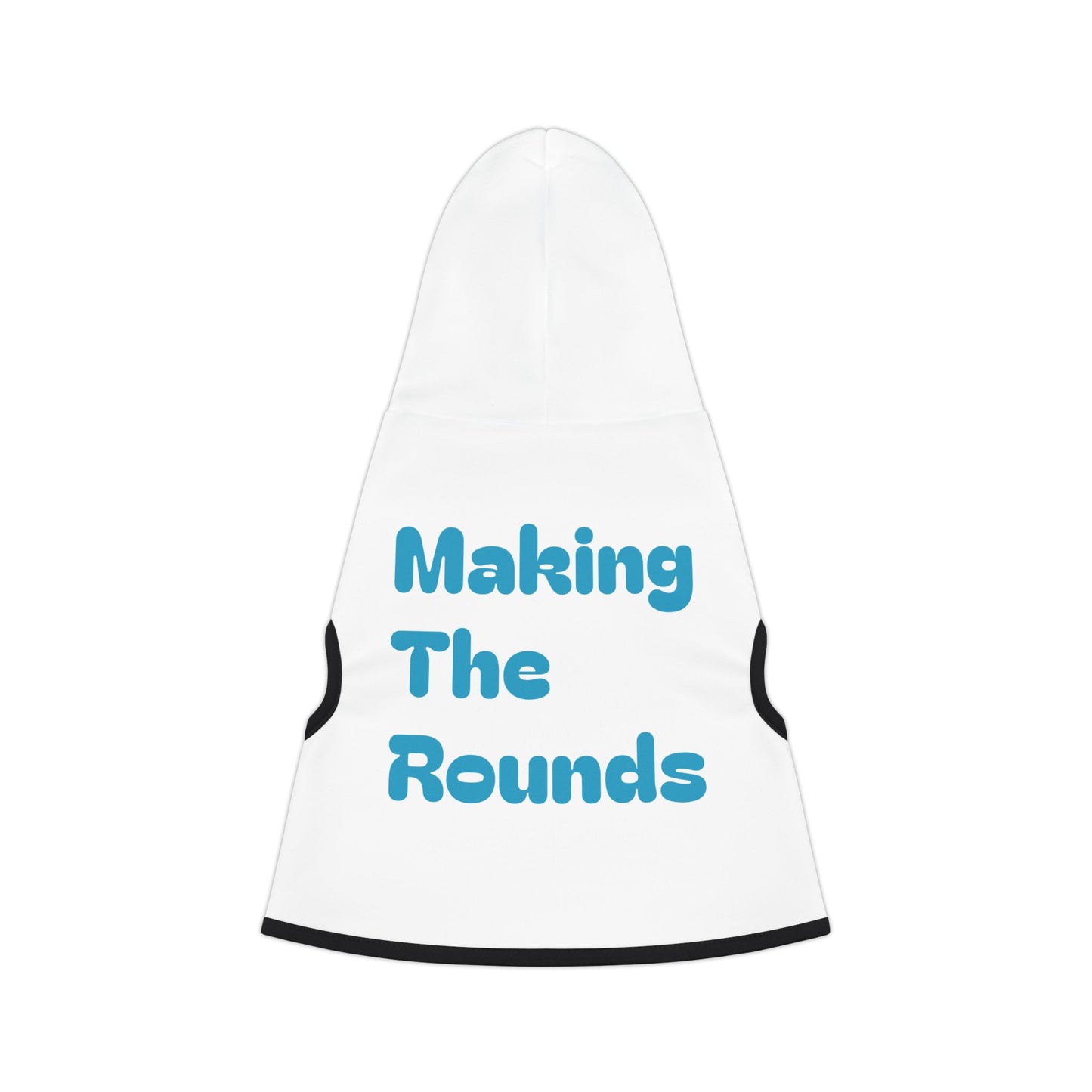 Making The Rounds Blue Pet Hoodie