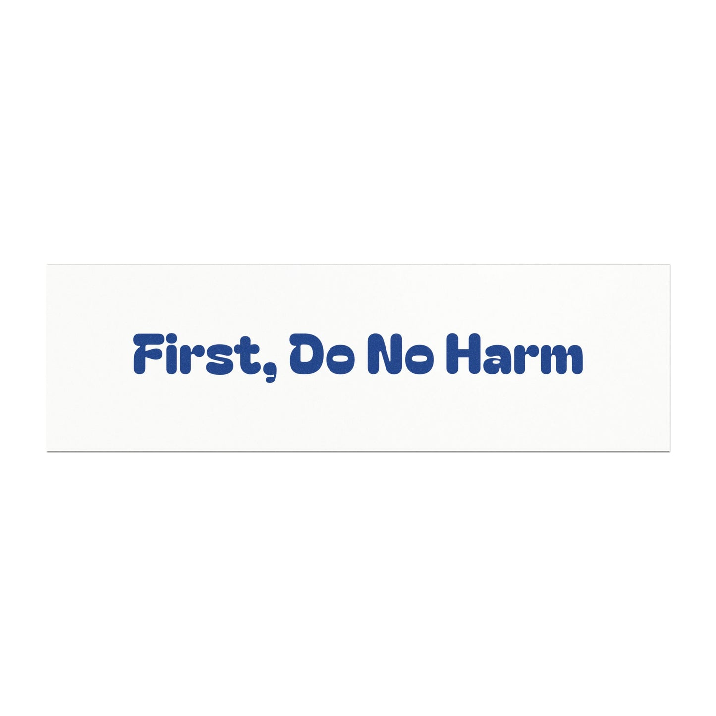 First Do No Harm Dark Blue Car Magnets