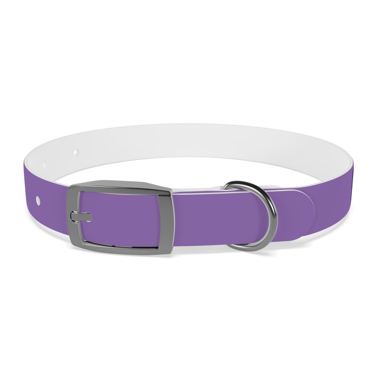 Making The Rounds Purple Dog Collar