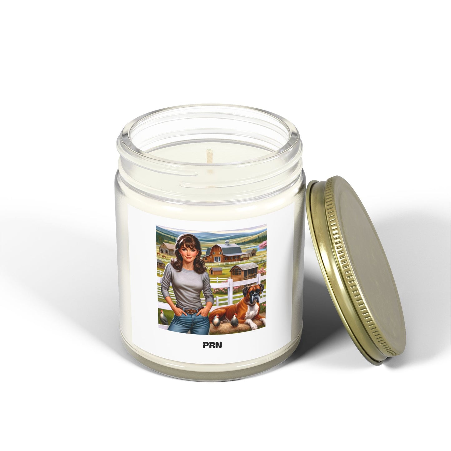 PRN Scented Candles, Coconut Apricot Wax (4oz, 9oz)