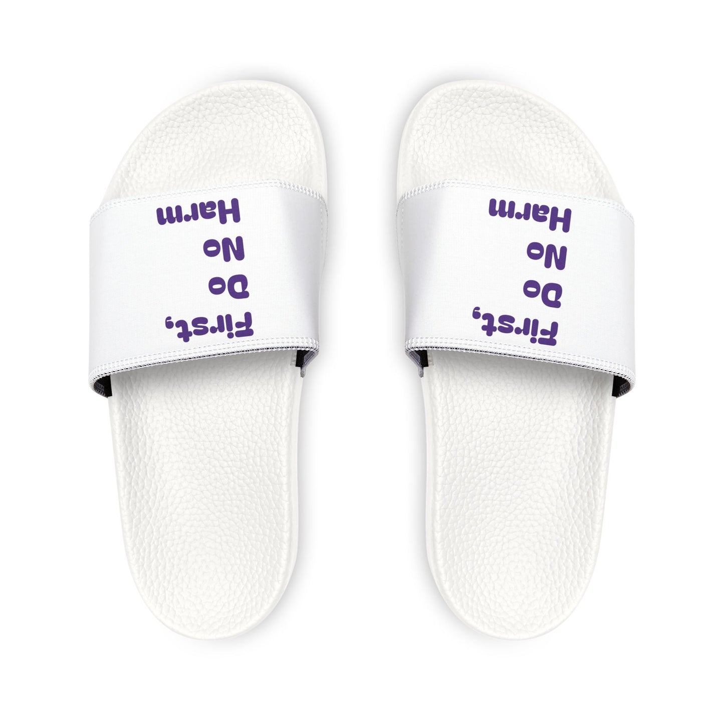 First Do No Harm Purple Men's Removable-Strap Sandals