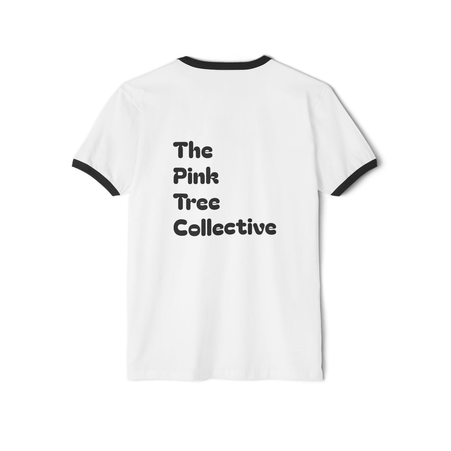 Making The Rounds Black Unisex Cotton Ringer T-Shirt