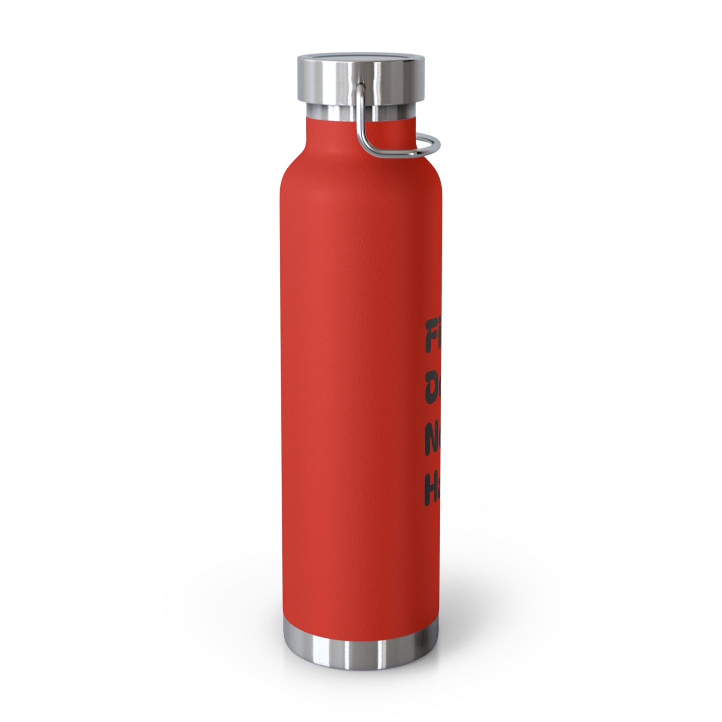 First Do No Harm Black Copper Vacuum Insulated Bottle, 22oz