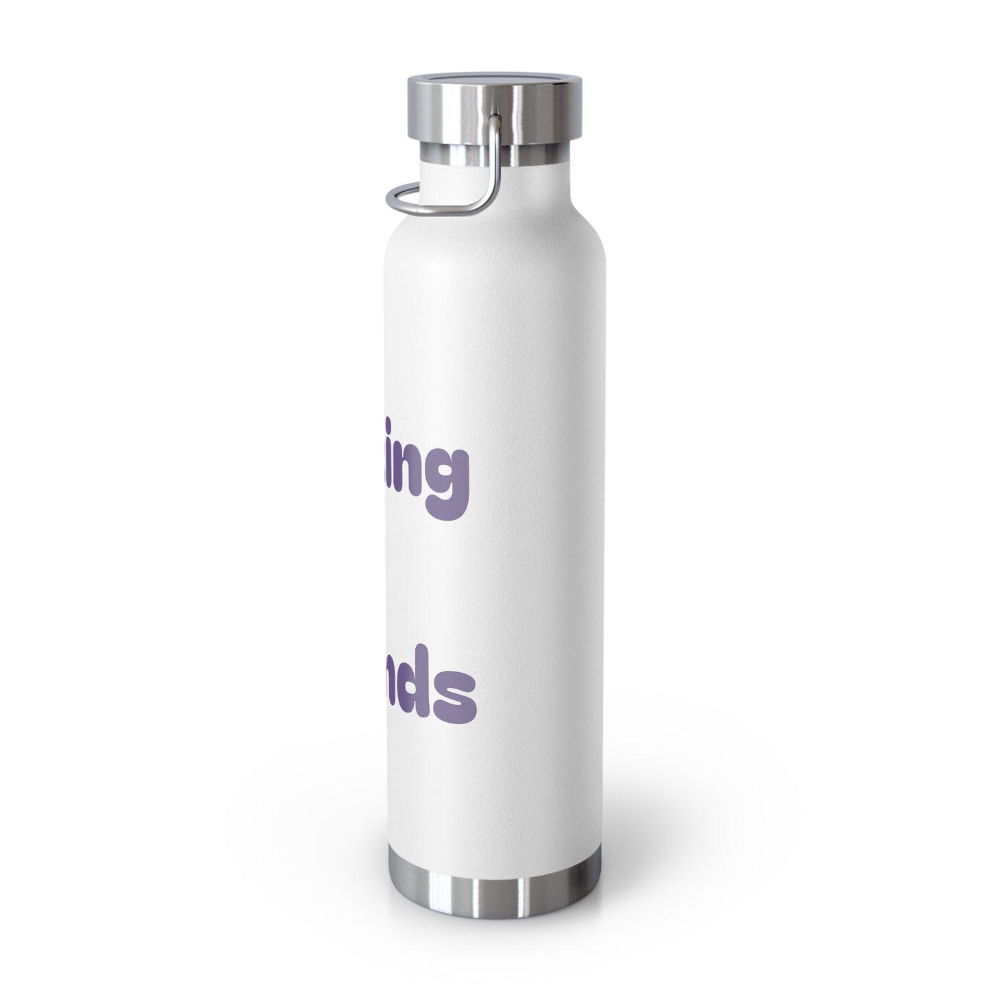 Making The Rounds Purple Copper Vacuum Insulated Bottle, 22oz