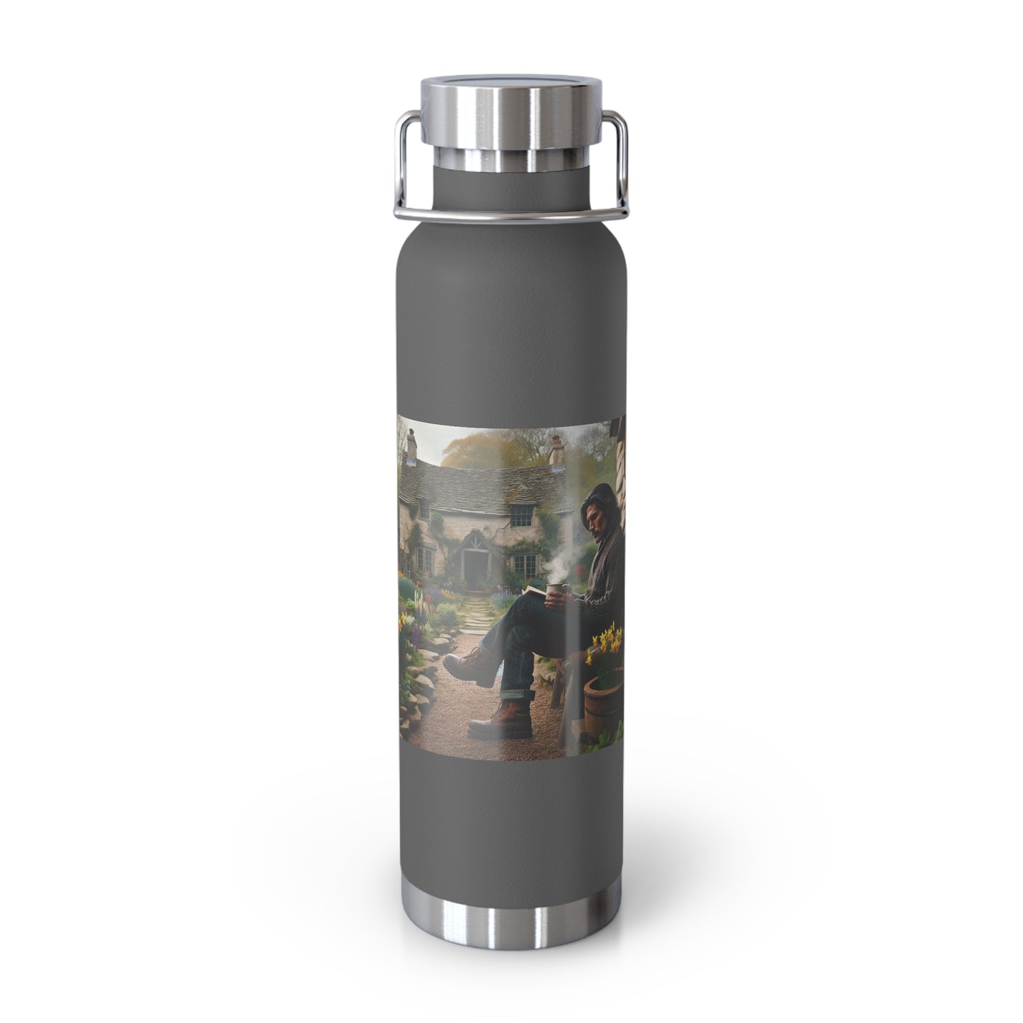 Out In Public Copper Vacuum Insulated Bottle, 22oz