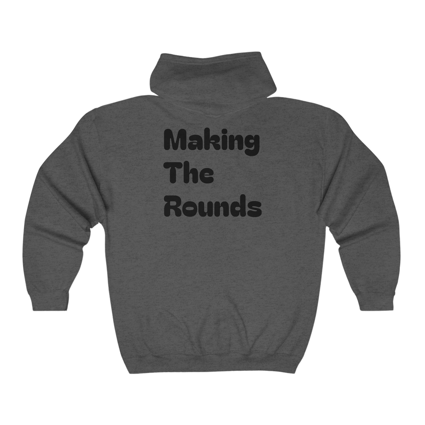 Making The Rounds Black Unisex Heavy Blend™ Full Zip Hooded Sweatshirt