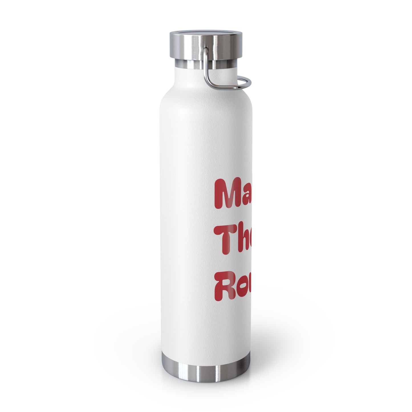 Making The Rounds Red Copper Vacuum Insulated Bottle, 22oz