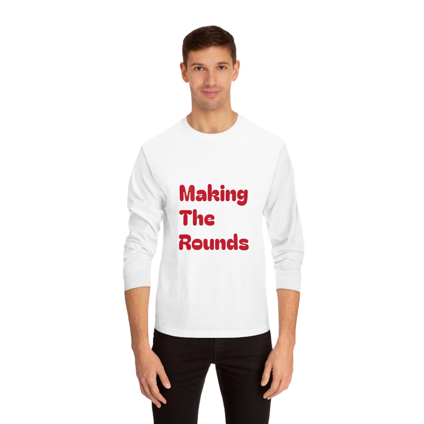 Making The Rounds Red Unisex Classic Long Sleeve T-Shirt