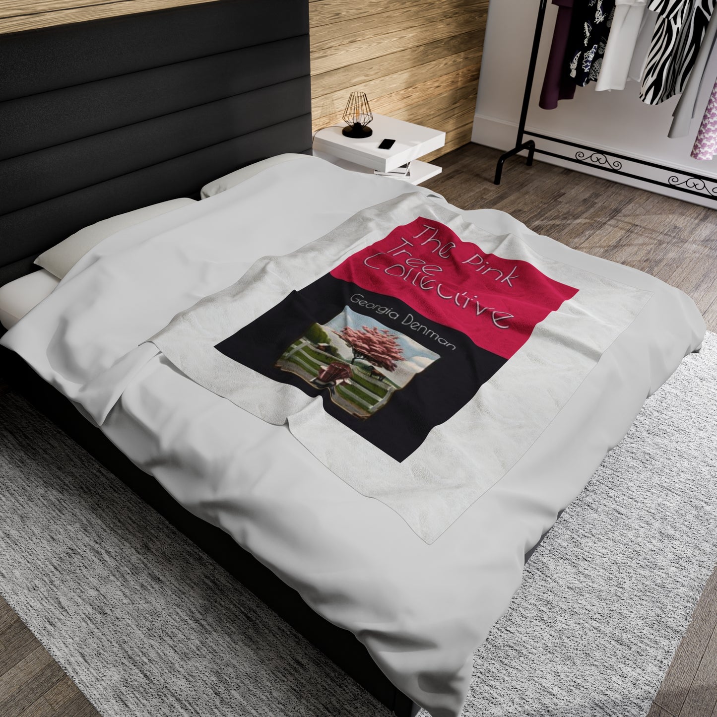 The Pink Tree Collective Cover Velveteen Plush Blanket