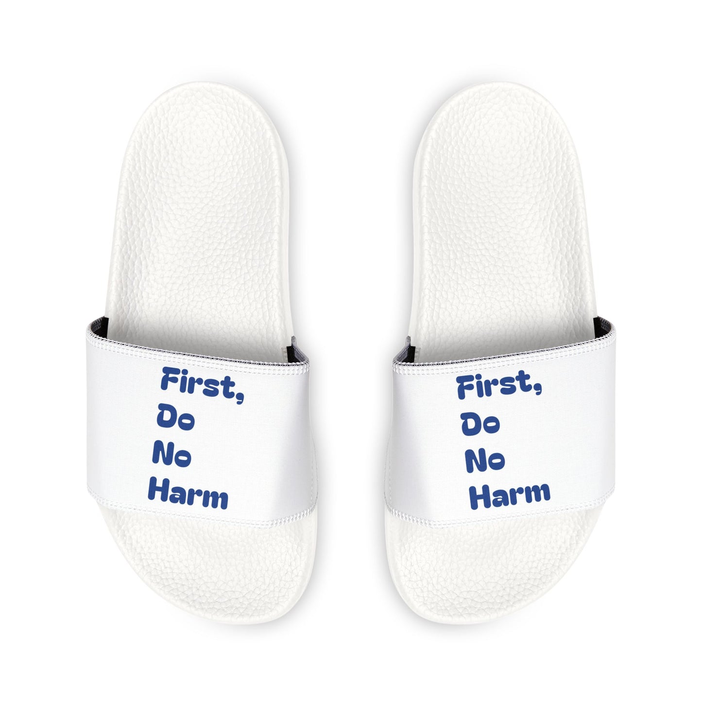 First Do No Harm Dark Blue Mens Sandals