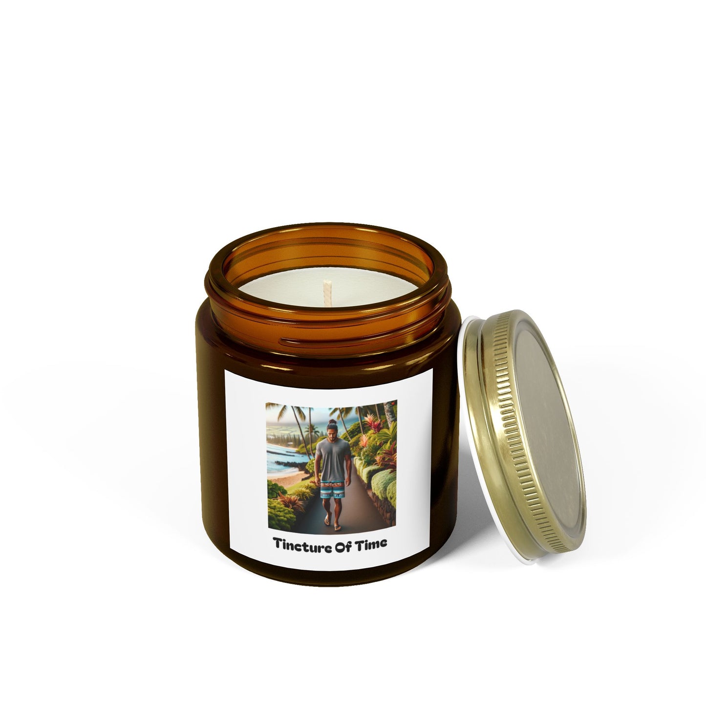 Tincture Of Time Scented Candles, Coconut Apricot Wax (4oz, 9oz)