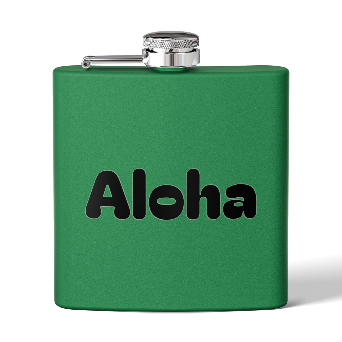 Aloha Stainless Steel Flask — 6oz Travel Hip Flask