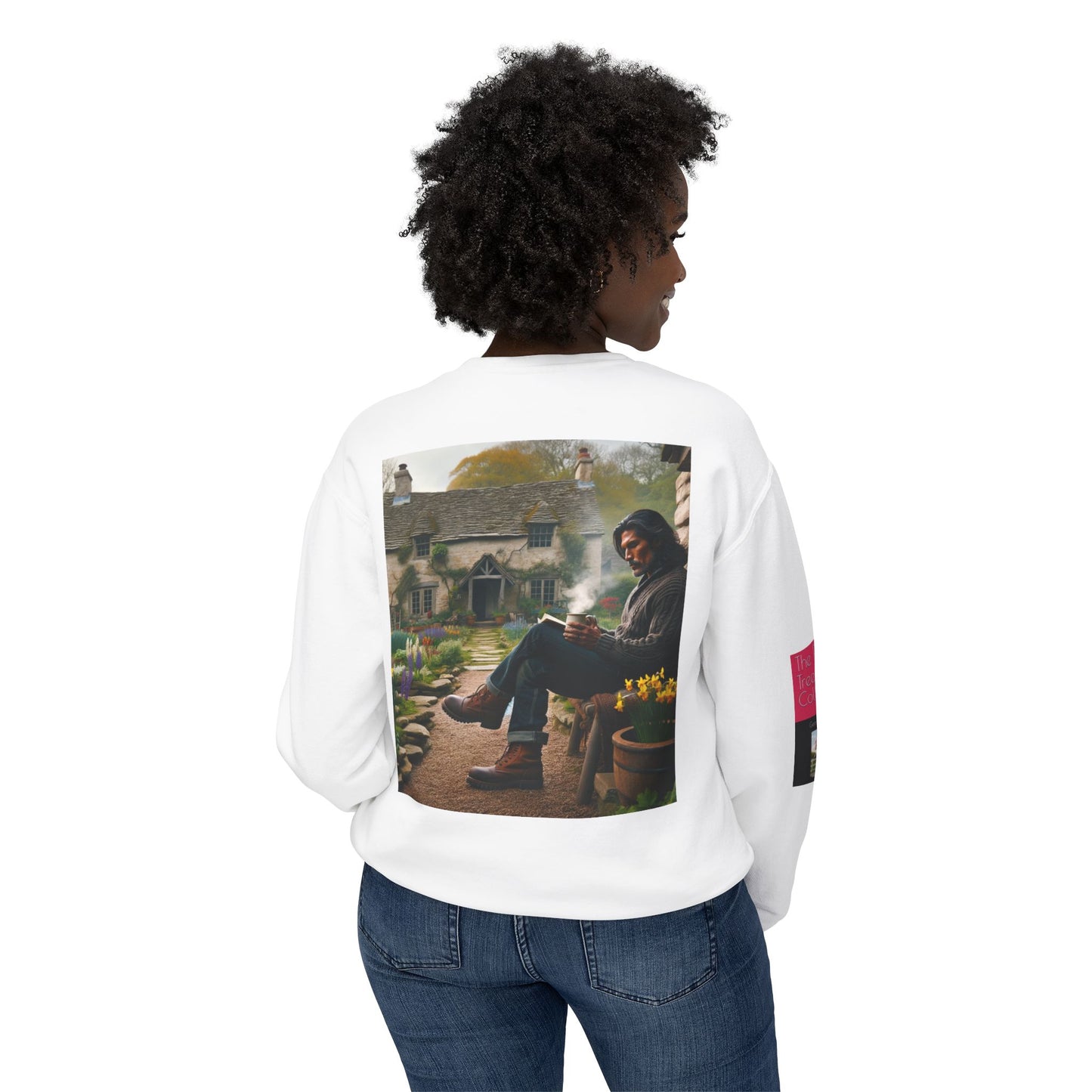 Out In Public Unisex Lightweight Crewneck Sweatshirt