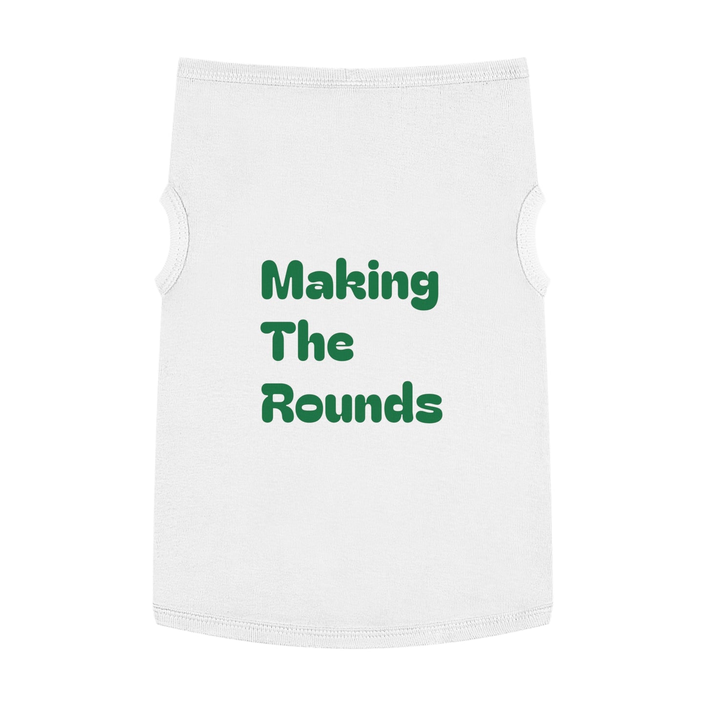 Making The Rounds Gree Pet Tank Top