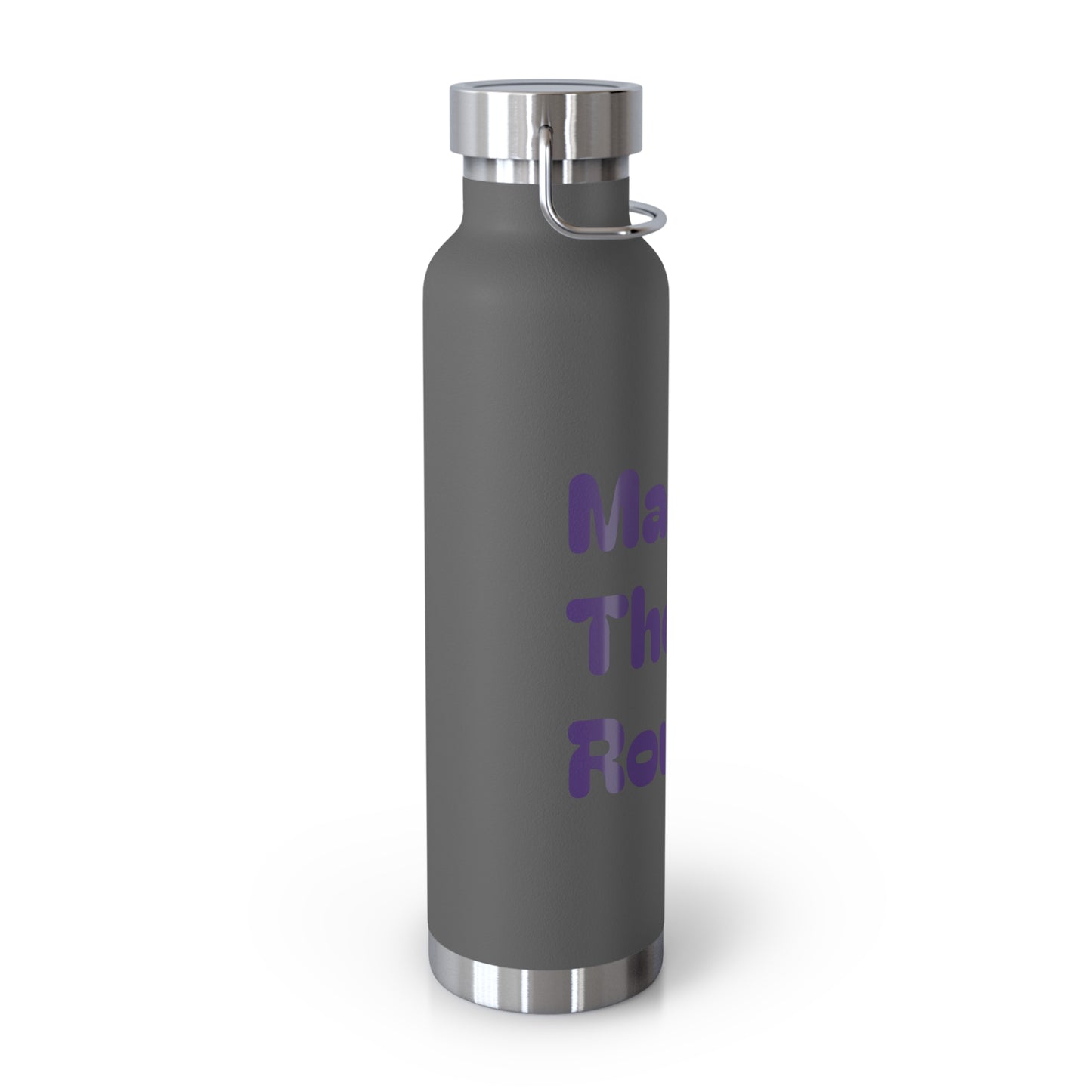 Making The Rounds Purple Copper Vacuum Insulated Bottle, 22oz