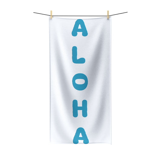 Aloha Blue Polycotton Towel