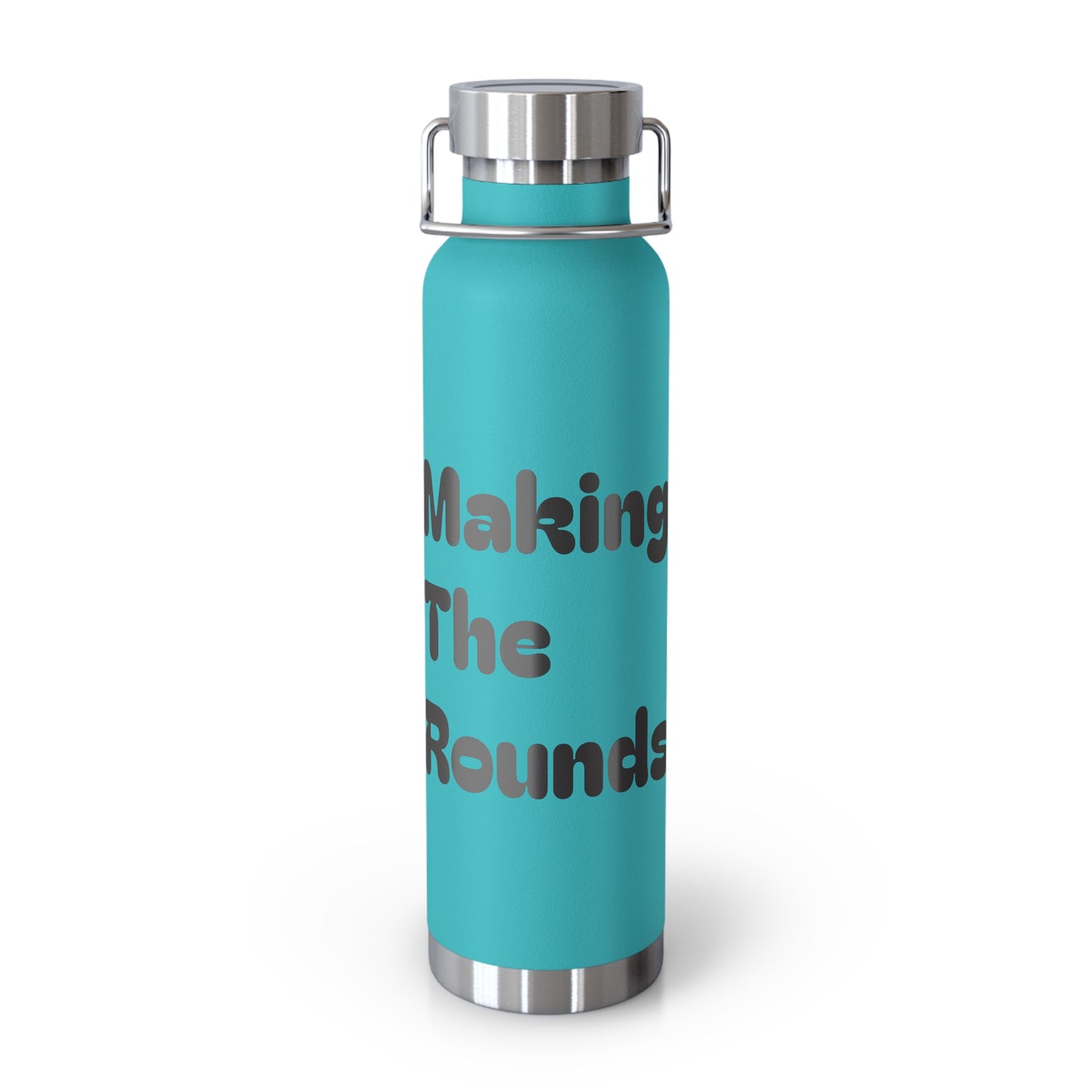 Making The Rounds black Copper Vacuum Insulated Bottle, 22oz