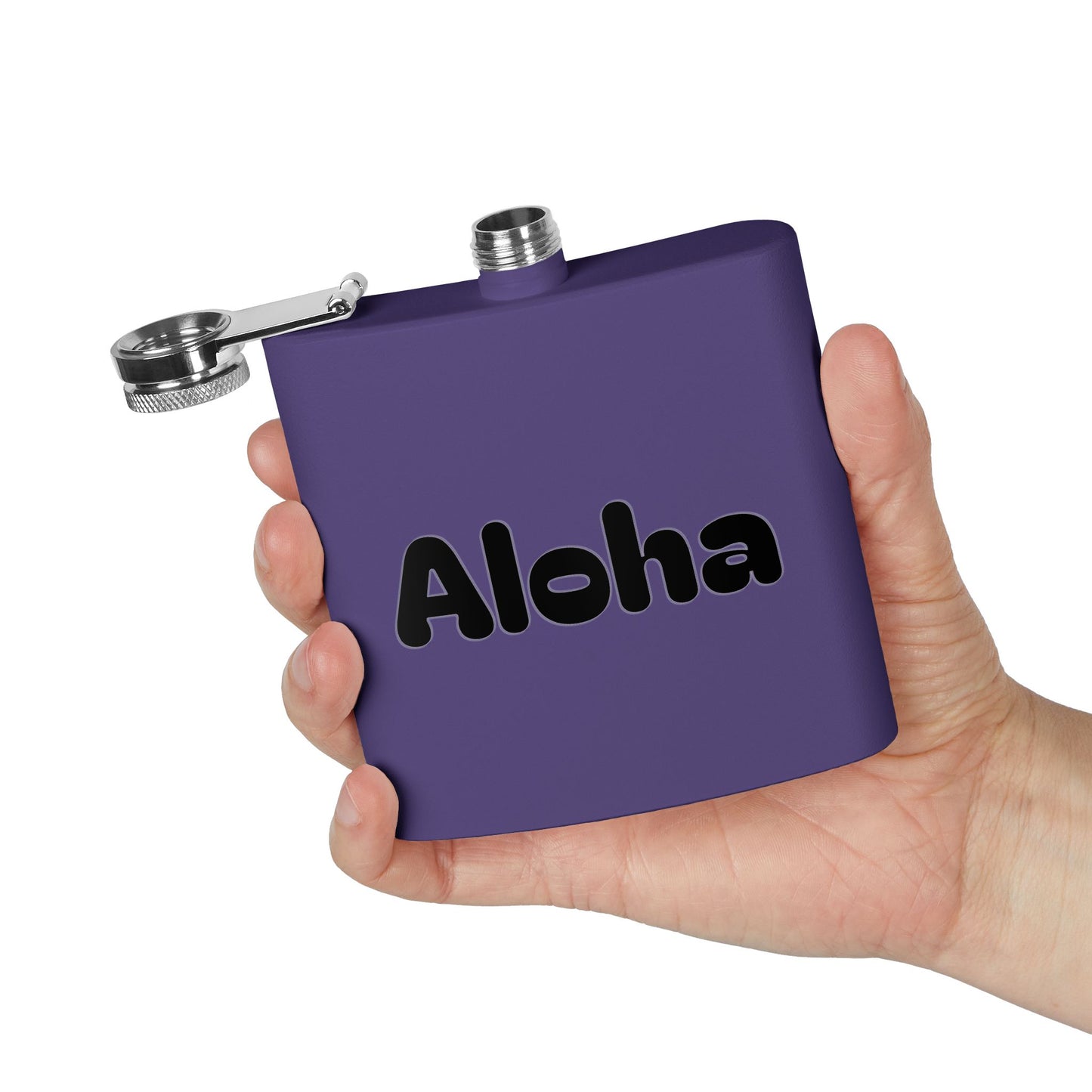 Aloha Stainless Steel Flask — 6oz Travel Hip Flask