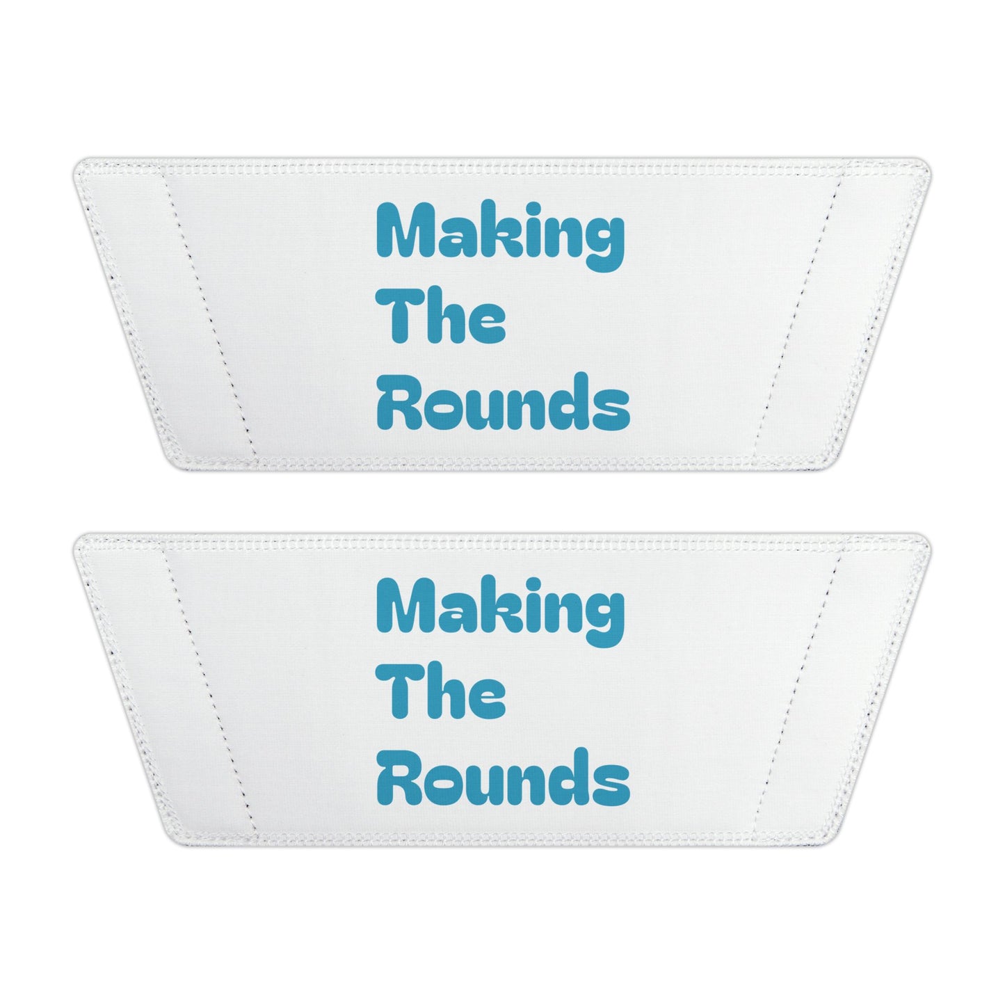 Making The Rounds Blue Men's Removable-Strap Sandals