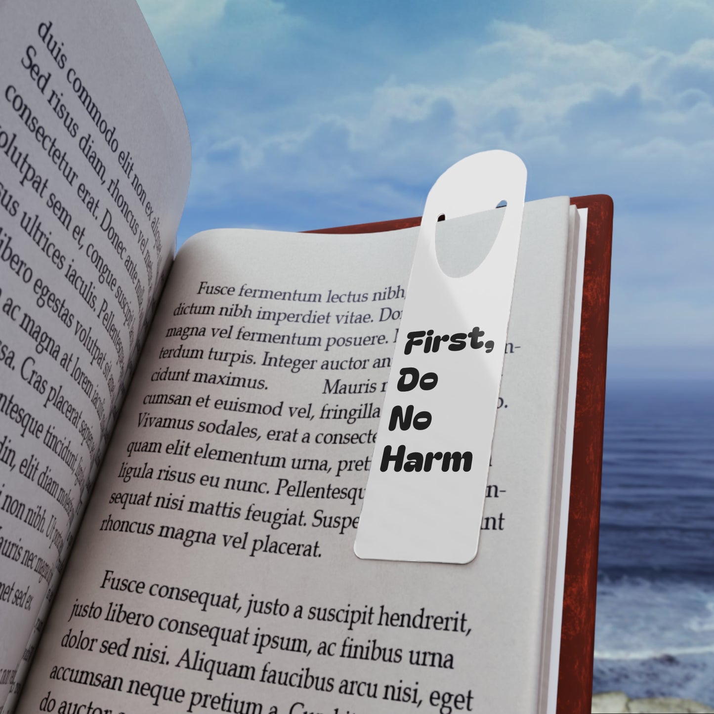 First Do No Harm Black Bookmark